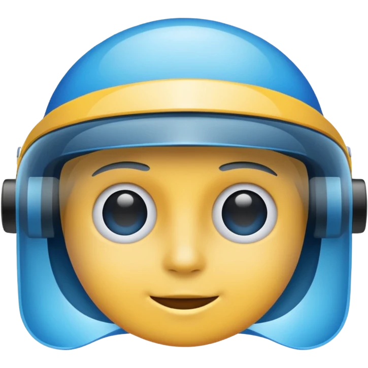 the blue rectangle where it says "visor" emoji