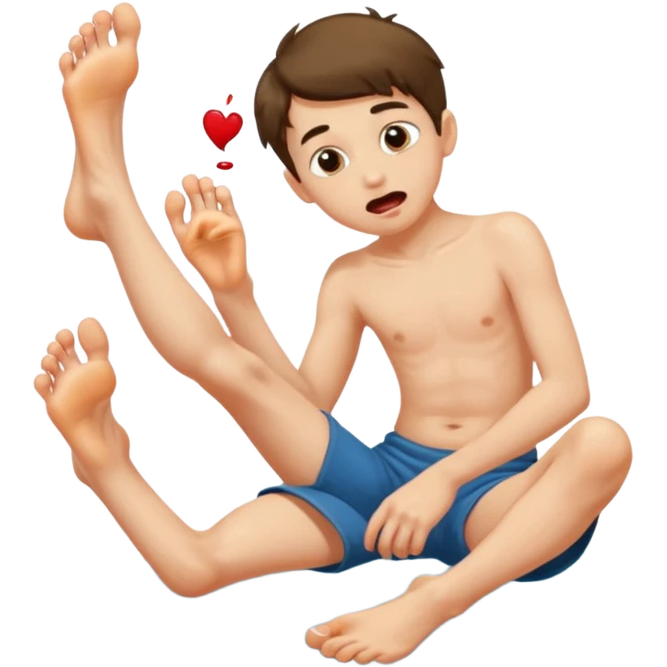 Lick boy feet emoji