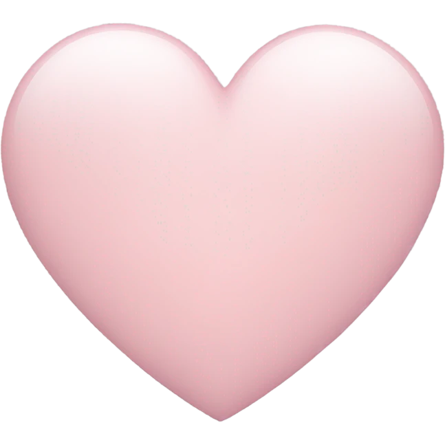 Light pink heart emoji