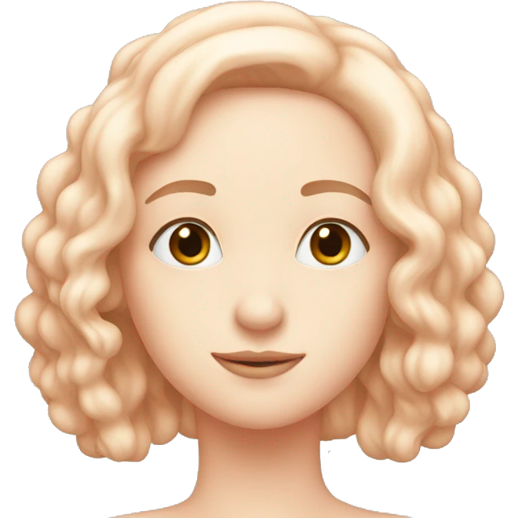 Pale peach emoji