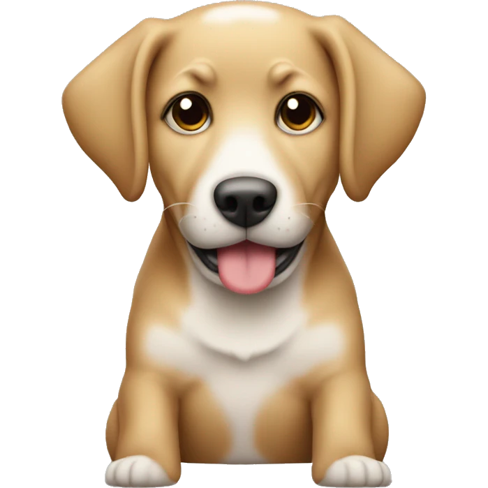 Cachorro com celular  emoji