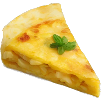 Tortilla de patatas con cebolla española emoji