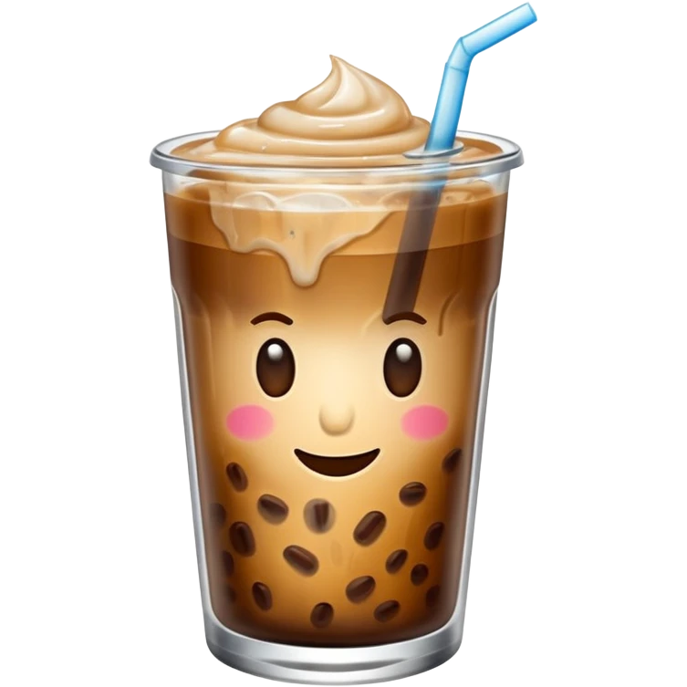 Iced coffee emoji