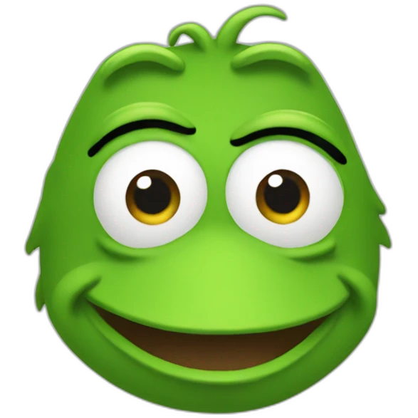 Kermit face emoji