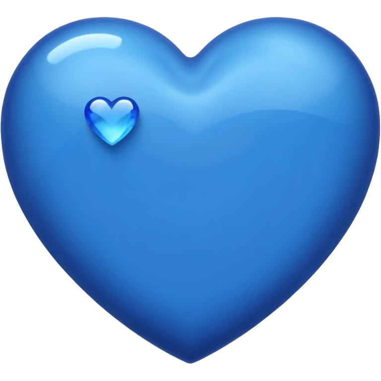blue heart with "Re" label emoji