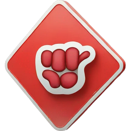 stop sign emoji