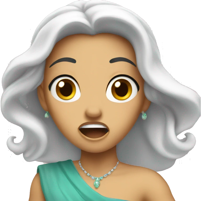 Jasmine princess screaming  emoji
