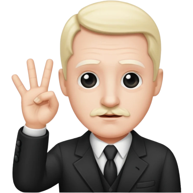 Adolf h qui fait le signe emoji