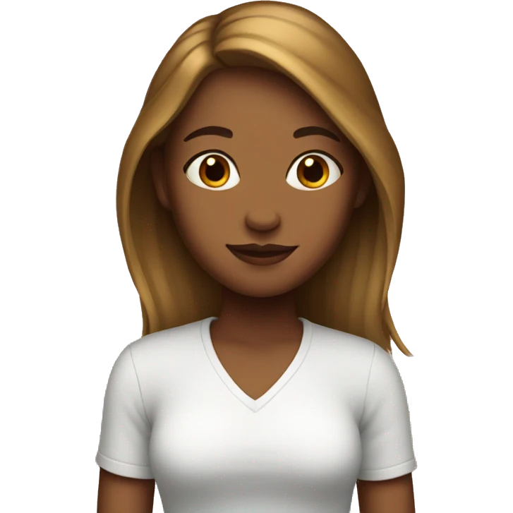 girl with smooth red tail emoji
