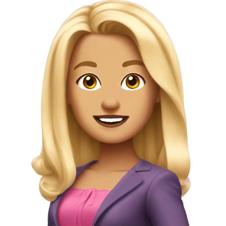 Legally blonde emoji
