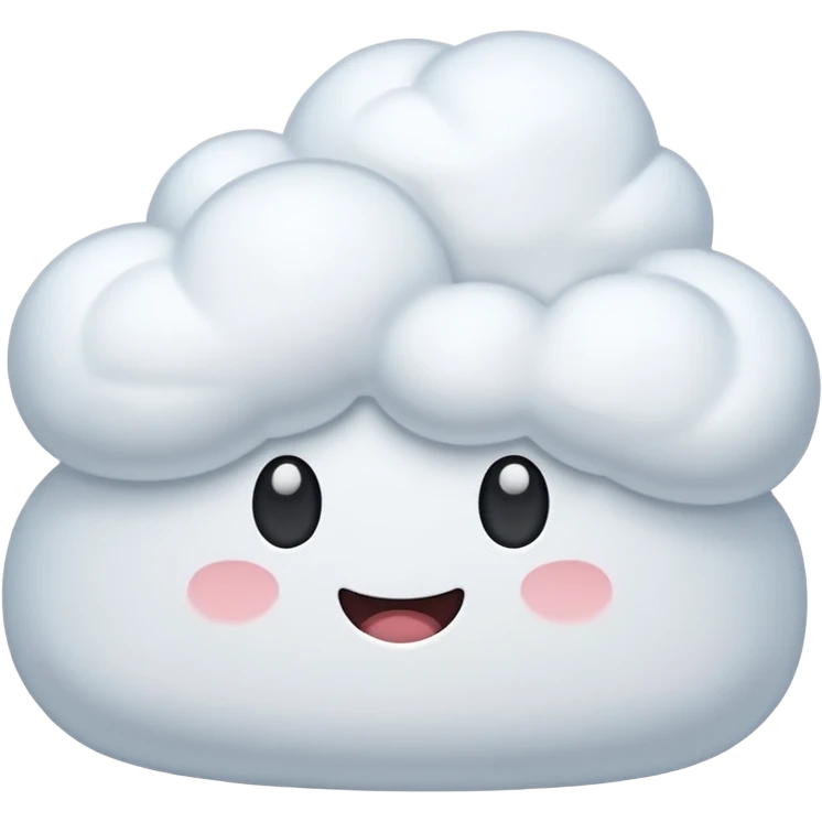 Marshmallow clouds emoji