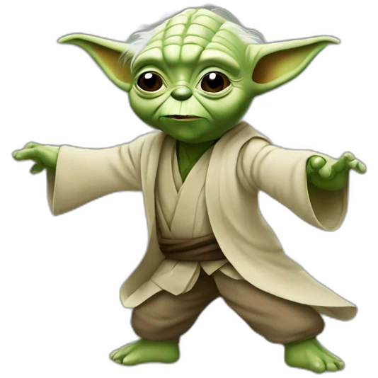 Yoda dansing emoji