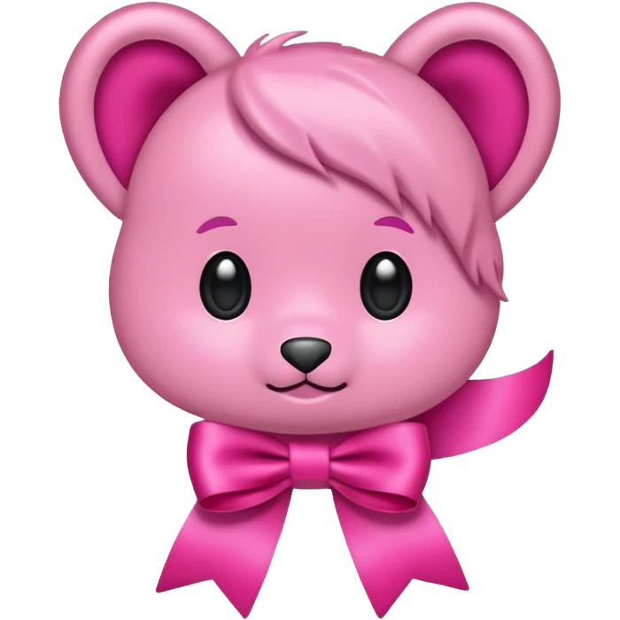 Pookie sticker ribbion emoji