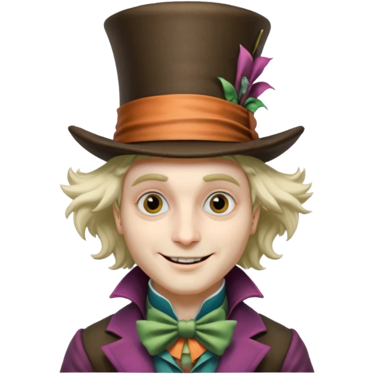 Mad Hatter from Alice in Wonderland movie emoji
