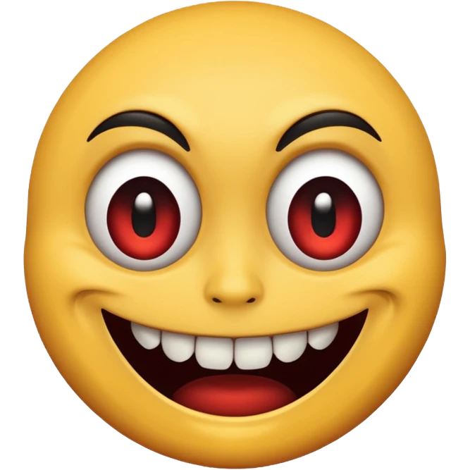 creepy smile  emoji