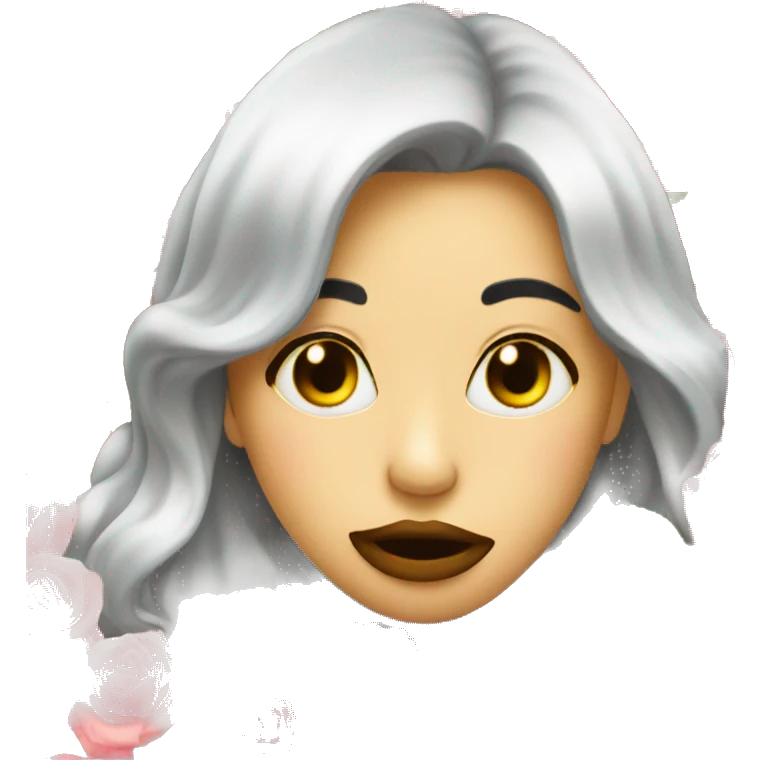 Kiss emoji with roses  emoji