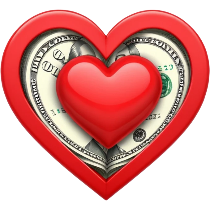 heart money emoji
