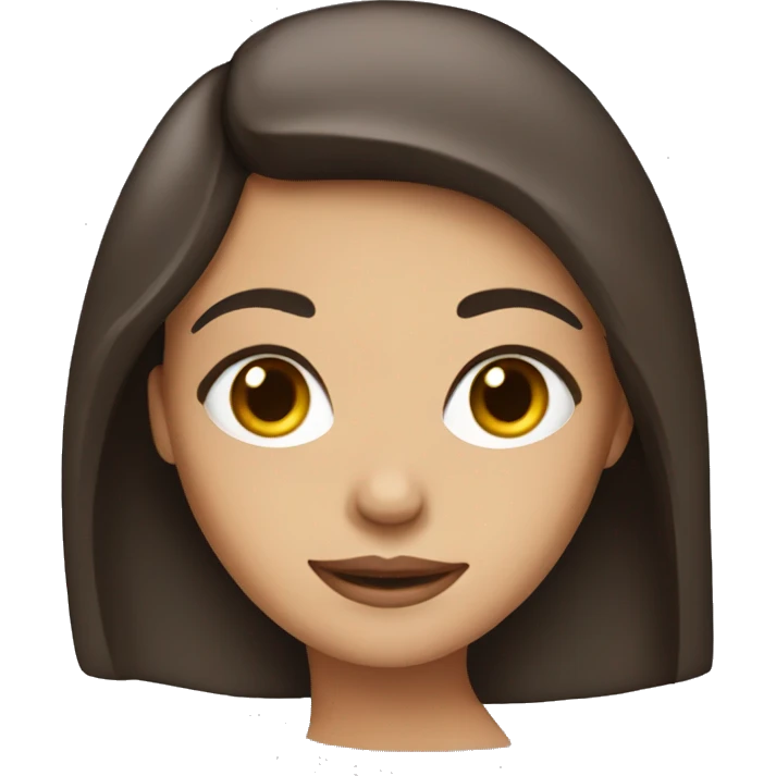 Brunette girl  emoji