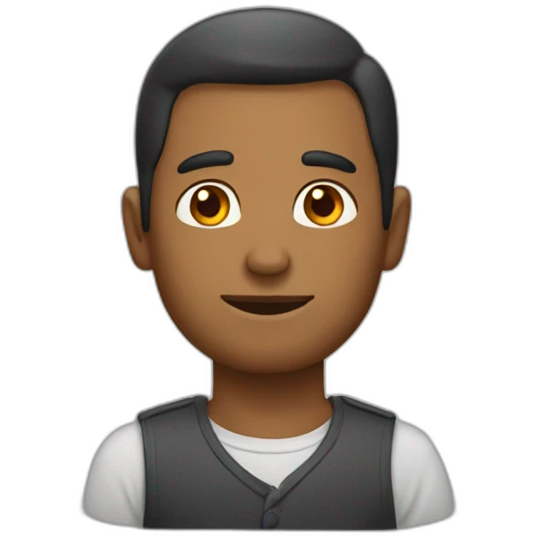 hombre de 25 años emoji