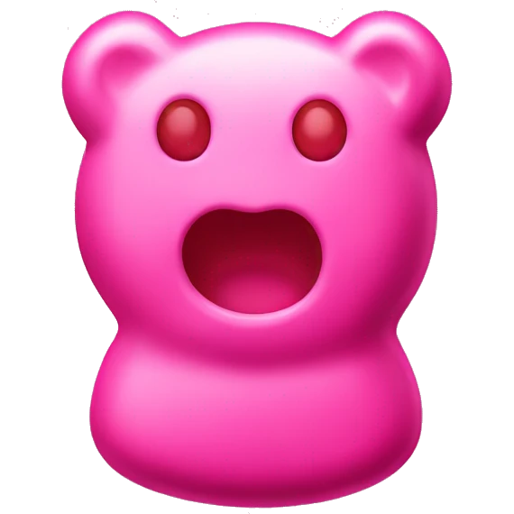 Pink haribo emoji