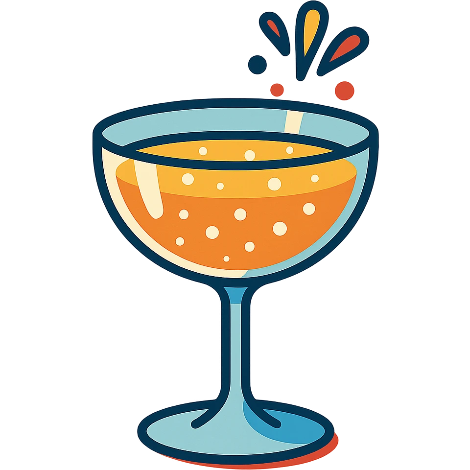 champagne emoji