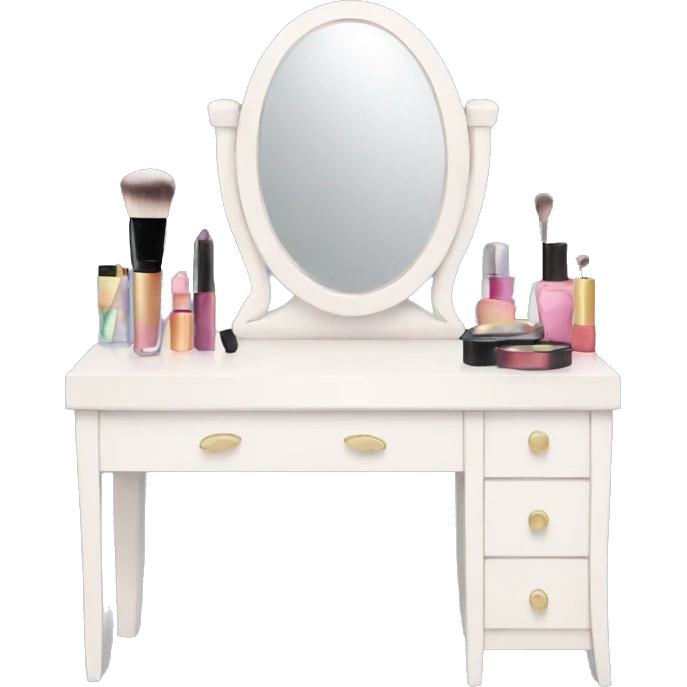 Makeup vanity emoji