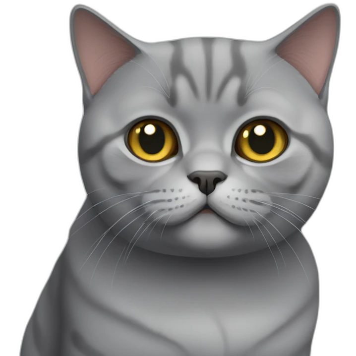 British shorthair cat emoji