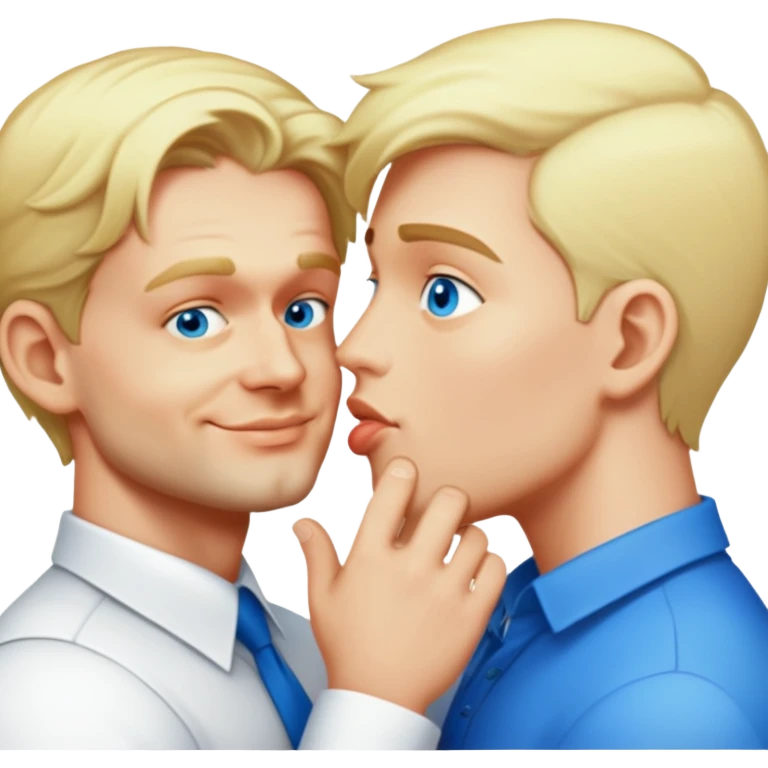 two men kissing emoji