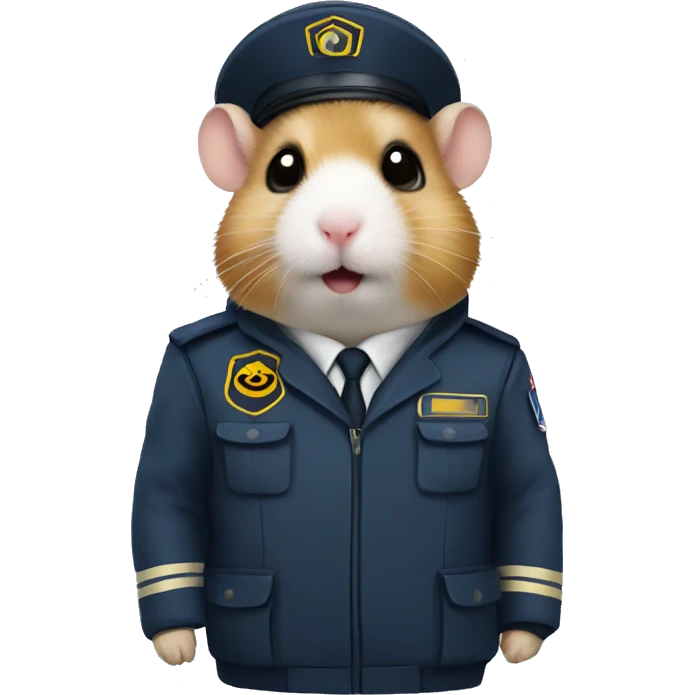 Pilot hamster emoji