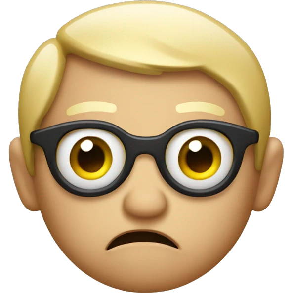 Rolling eyes with thumbs down  emoji