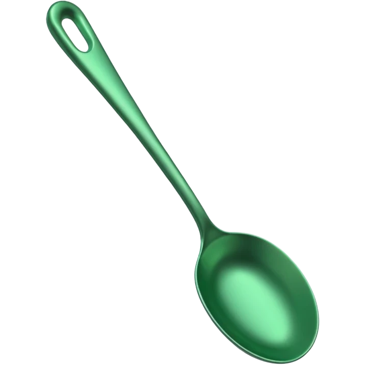 green spoon emoji