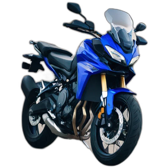 Yamaha tracer 7 icon performance blue and silver emoji