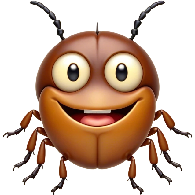 Cinematic Cheeky Beetle Portrait Emoji, Head tilted dramatically with an exaggeratedly shocked expression, featuring a compact, shiny body with wide, comically expressive eyes full of playful disbelief and subtly animated, ornate patterns, Simplified yet hilariously expressive features, highly detailed, glowing with a slightly sassy reflective glow, high shine, dramatic yet playful, stylized with an air of cheeky insect mischief, soft glowing outline, capturing the essence of a meme-worthy beetle that looks ready to scurry its way into viral fame! emoji