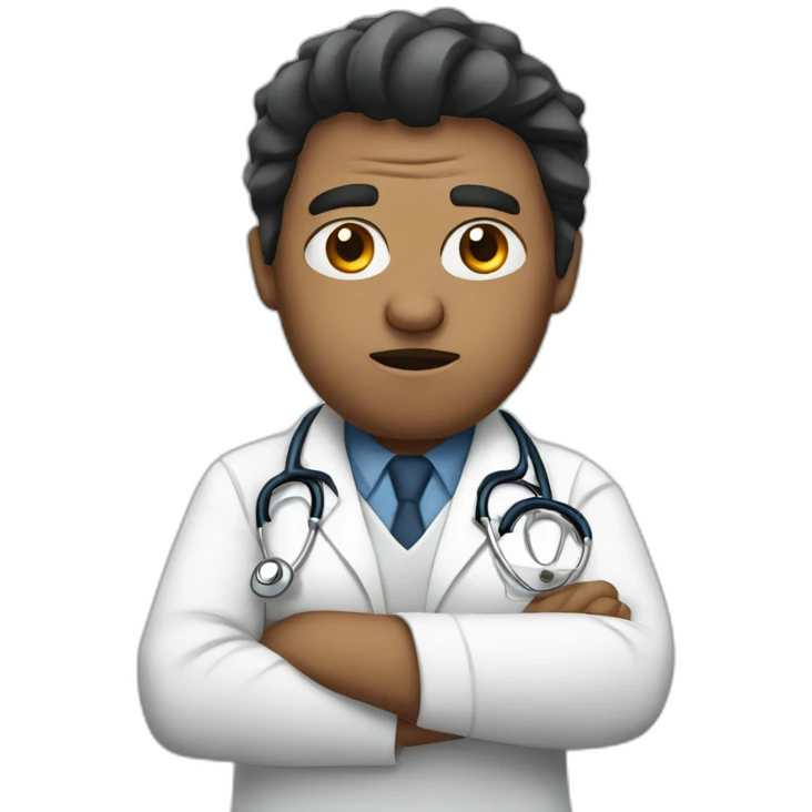 mean doctor emoji