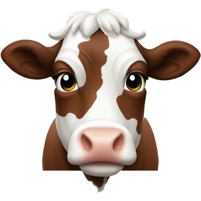 Hereford heifer emoji