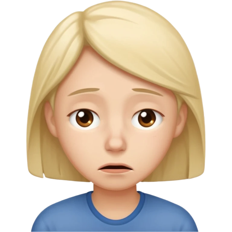 Ich bin so müde, weil ich nicht schlafen kann. emoji