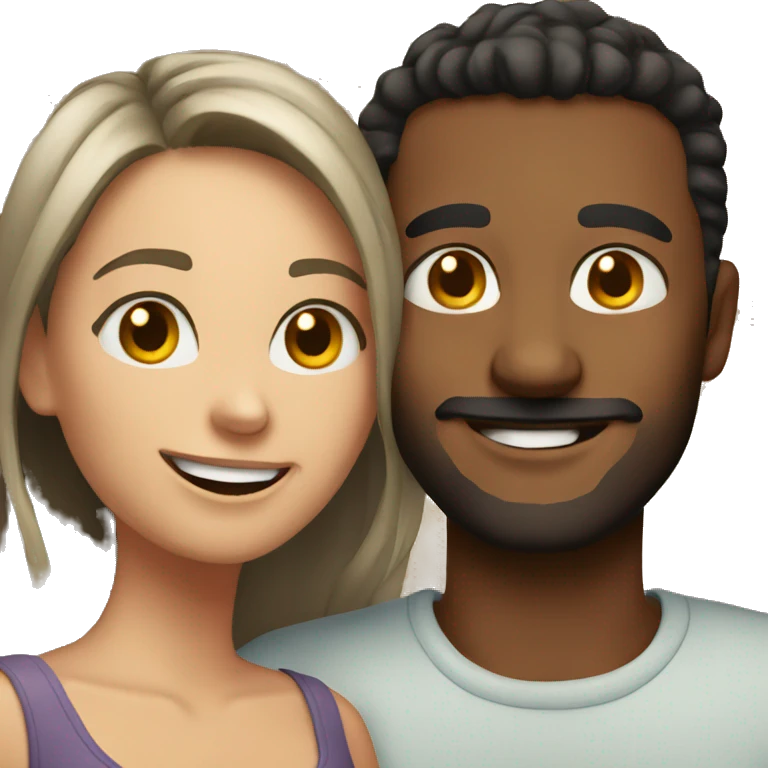 smiling couple  emoji