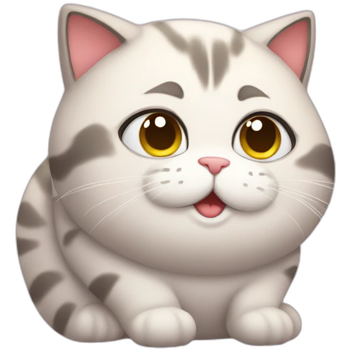 cat chubby emoji
