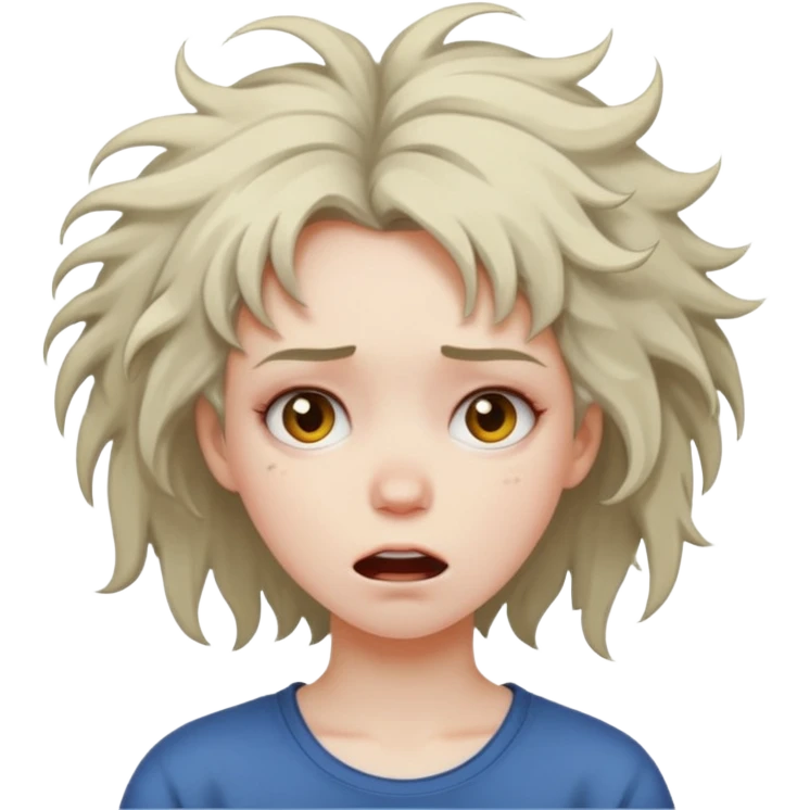 girl crashing out emoji