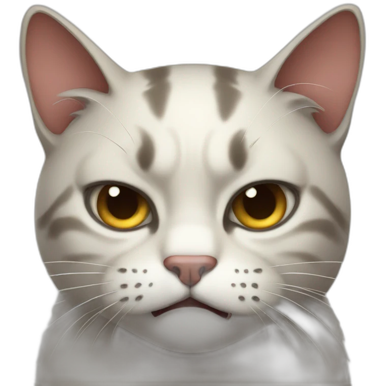 furious cat emoji