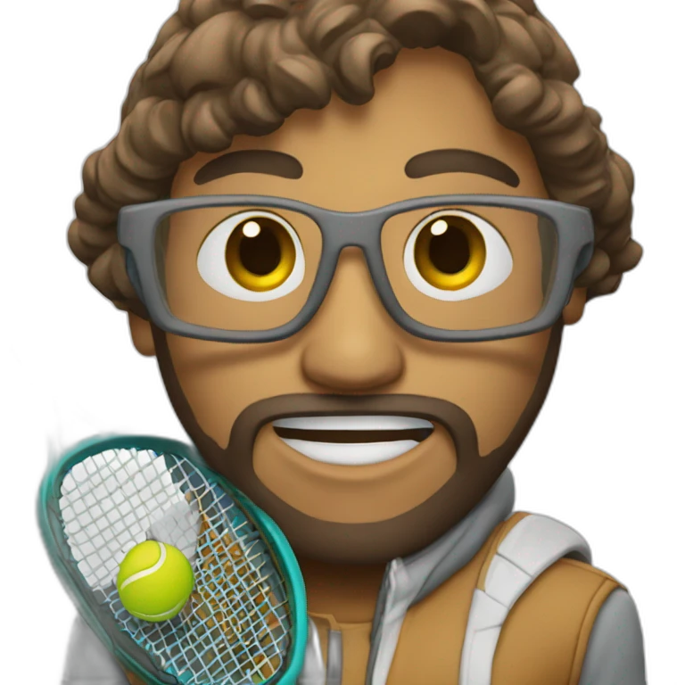 developer with tennis raquet emoji