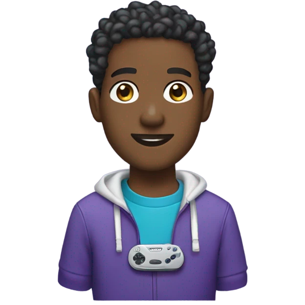 A guy that’s black with lil curls with a taper that has a gen5  emoji