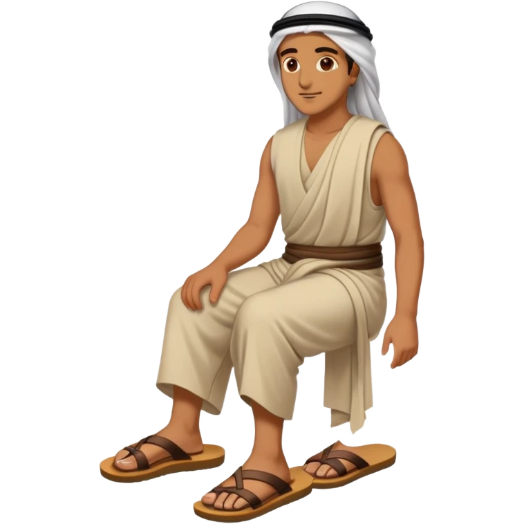 Arabic with sandals  emoji