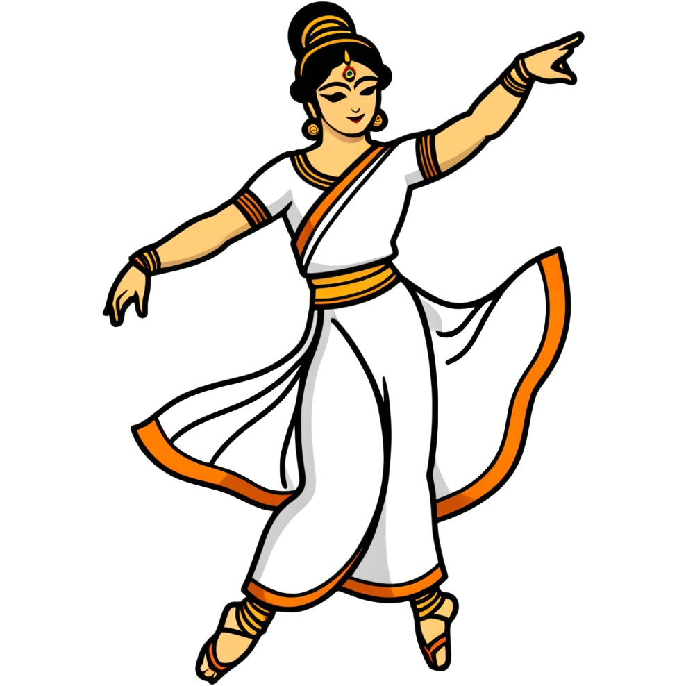 Khatak classical dance  emoji