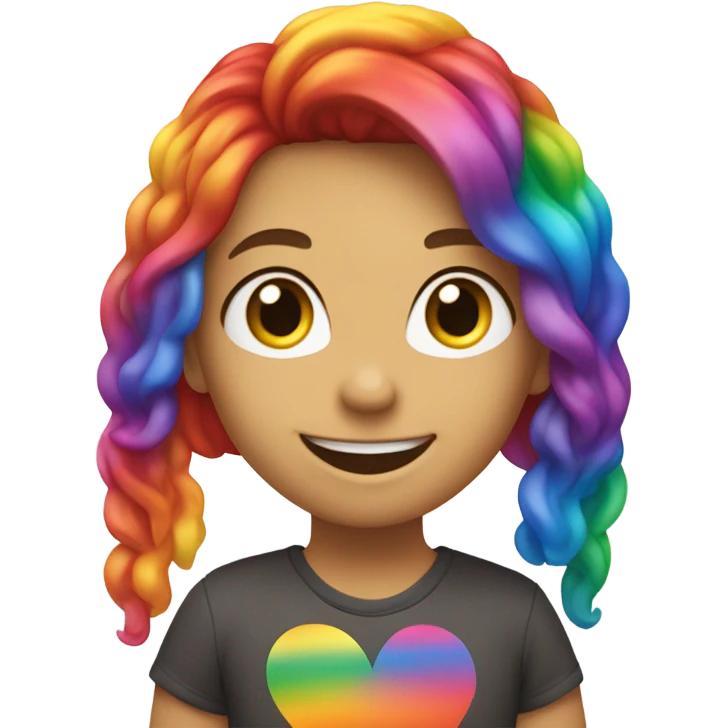 Hey Joliee ❤️ in fun rainbow text emoji
