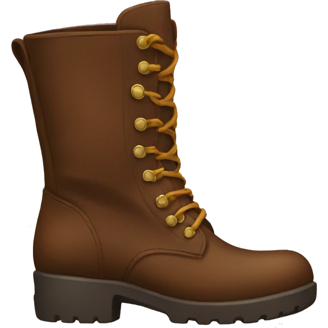 Brown boots emoji