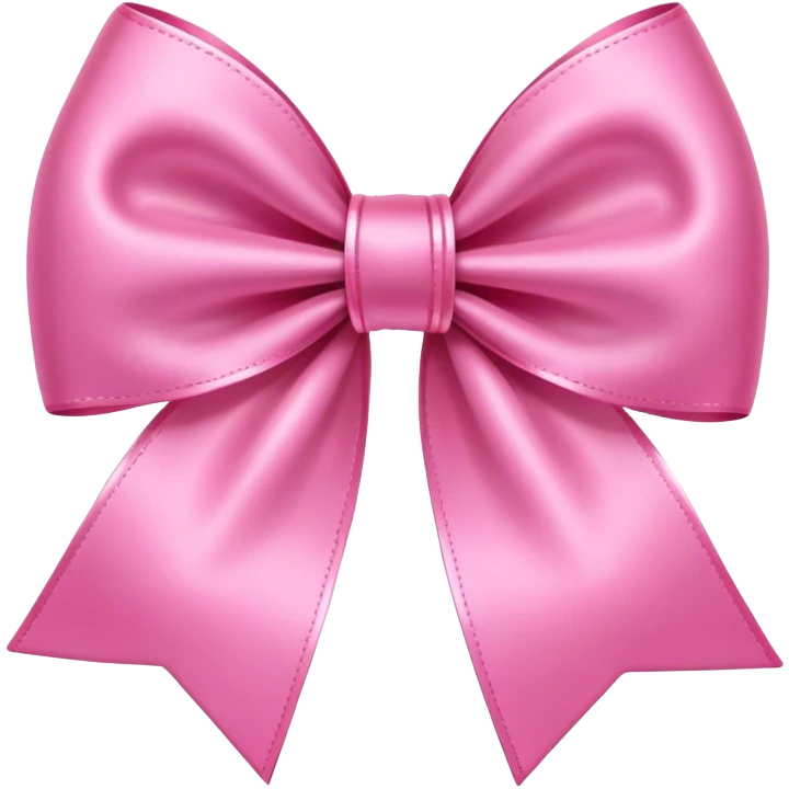 A pink bow emoji