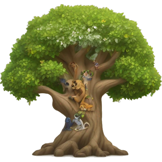 Disney parks animal kingdom tree of life  emoji