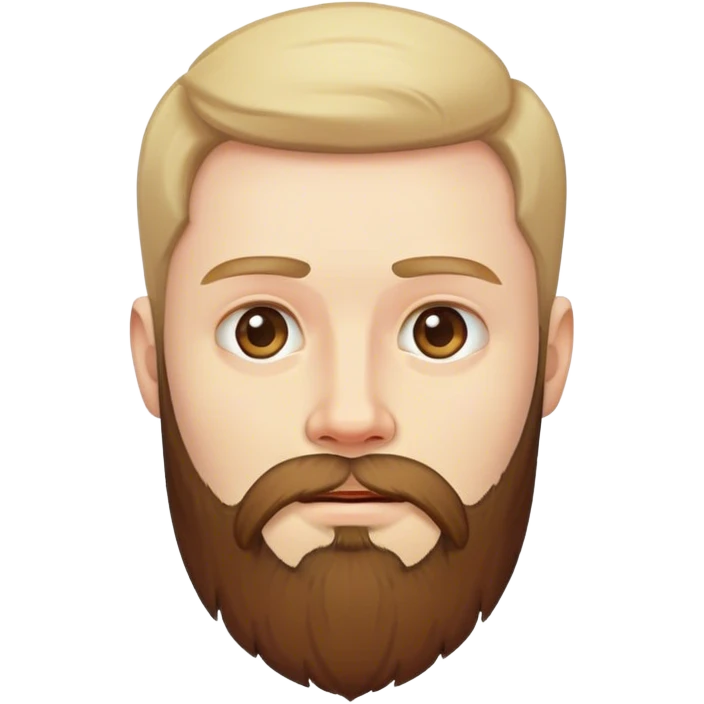 A pale skinned man with beard  emoji