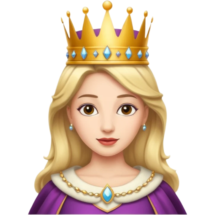 Queen flying  emoji